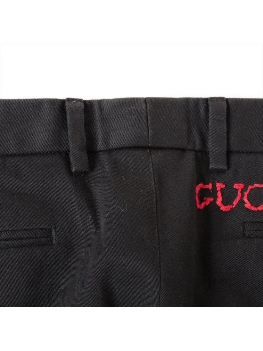 Gucci 17 Cotton Pants 50 Black